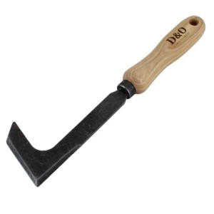 D&O Fugenkratzer mit Holzgriff aus Esche, Gartenhandgerät zum Entfernen von Unkraut.