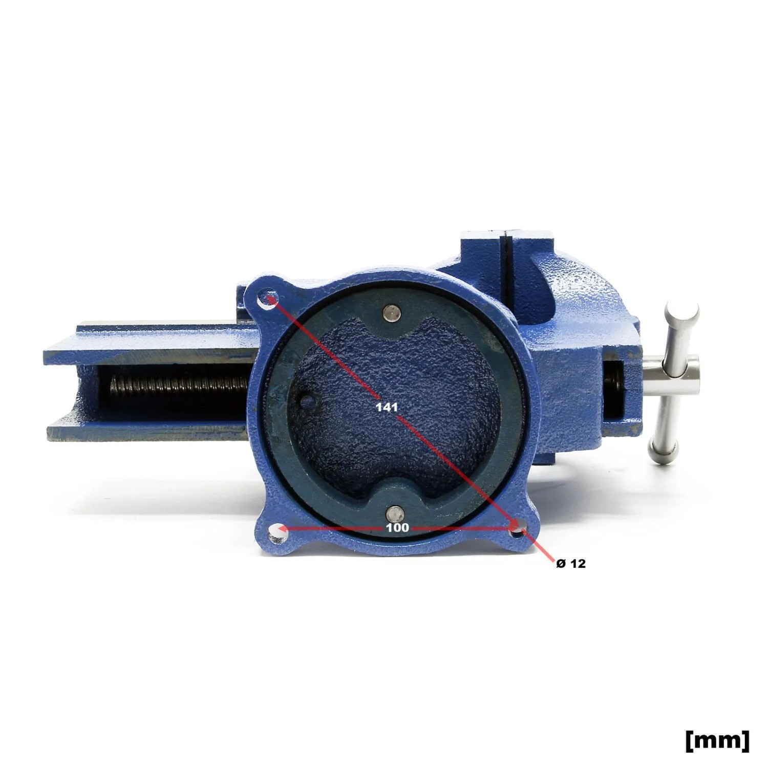 Wiltec Schraubstock Heavy Duty 100Mm Klemmbacke Amboss Werkbank Hd Spannwerkzeug_5