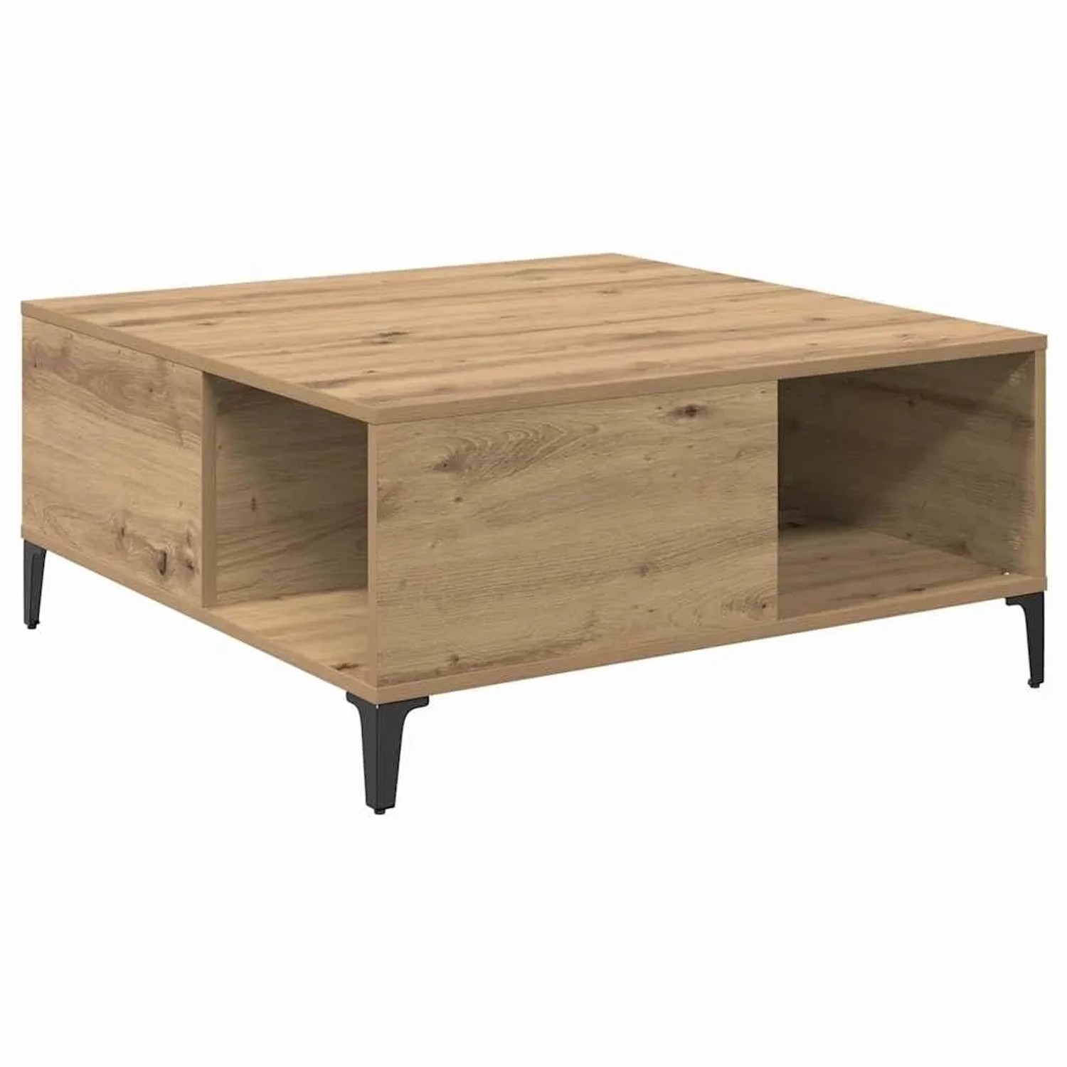 vidaXL Couchtisch Artisan-Eiche 80 x 80 x 36,5 cm Holzwerkstoff 881184 günstig online kaufen