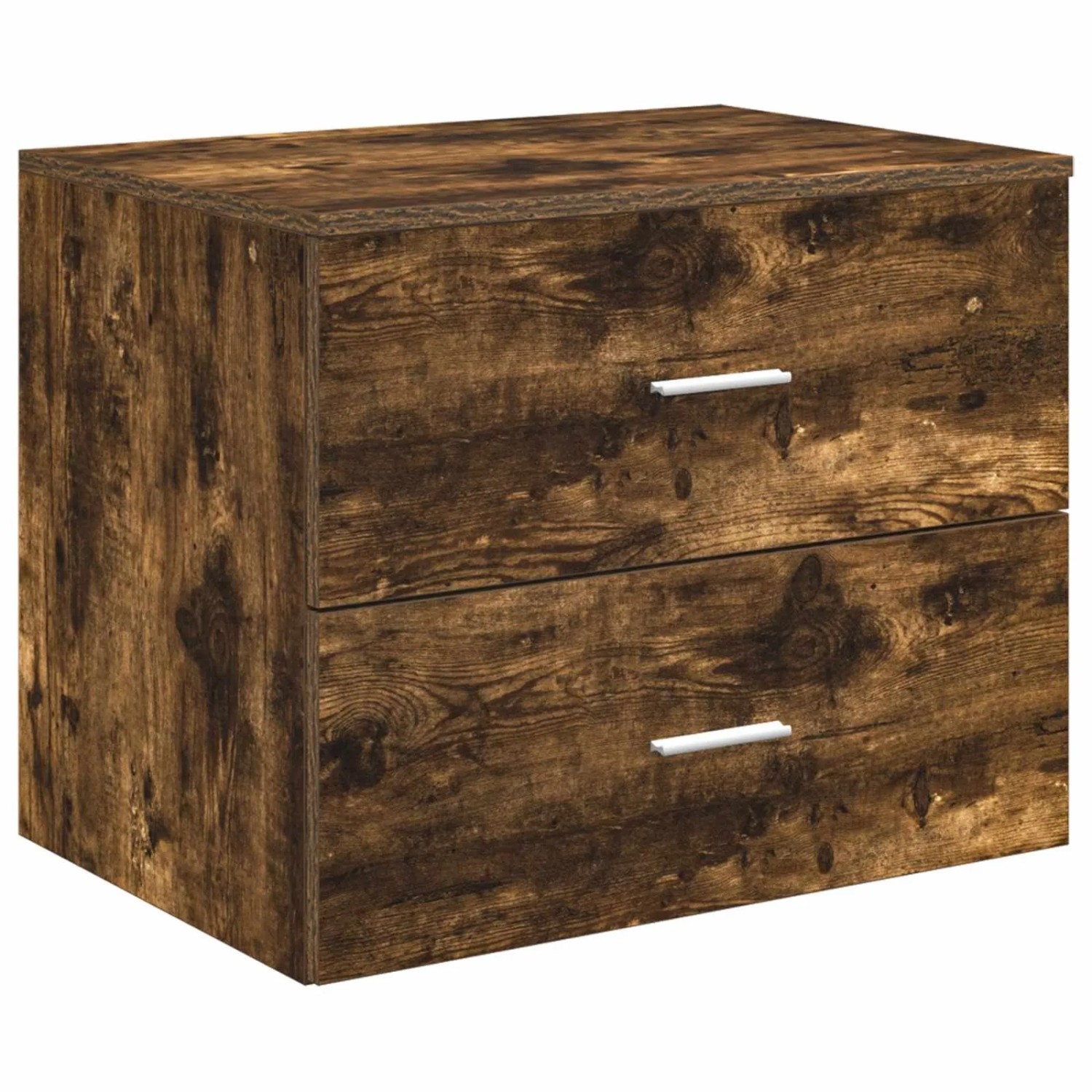 vidaXL Wandaufbewahrung Badezimmer Räuchereiche 62,5 x 44,5 x 50 cm 890330