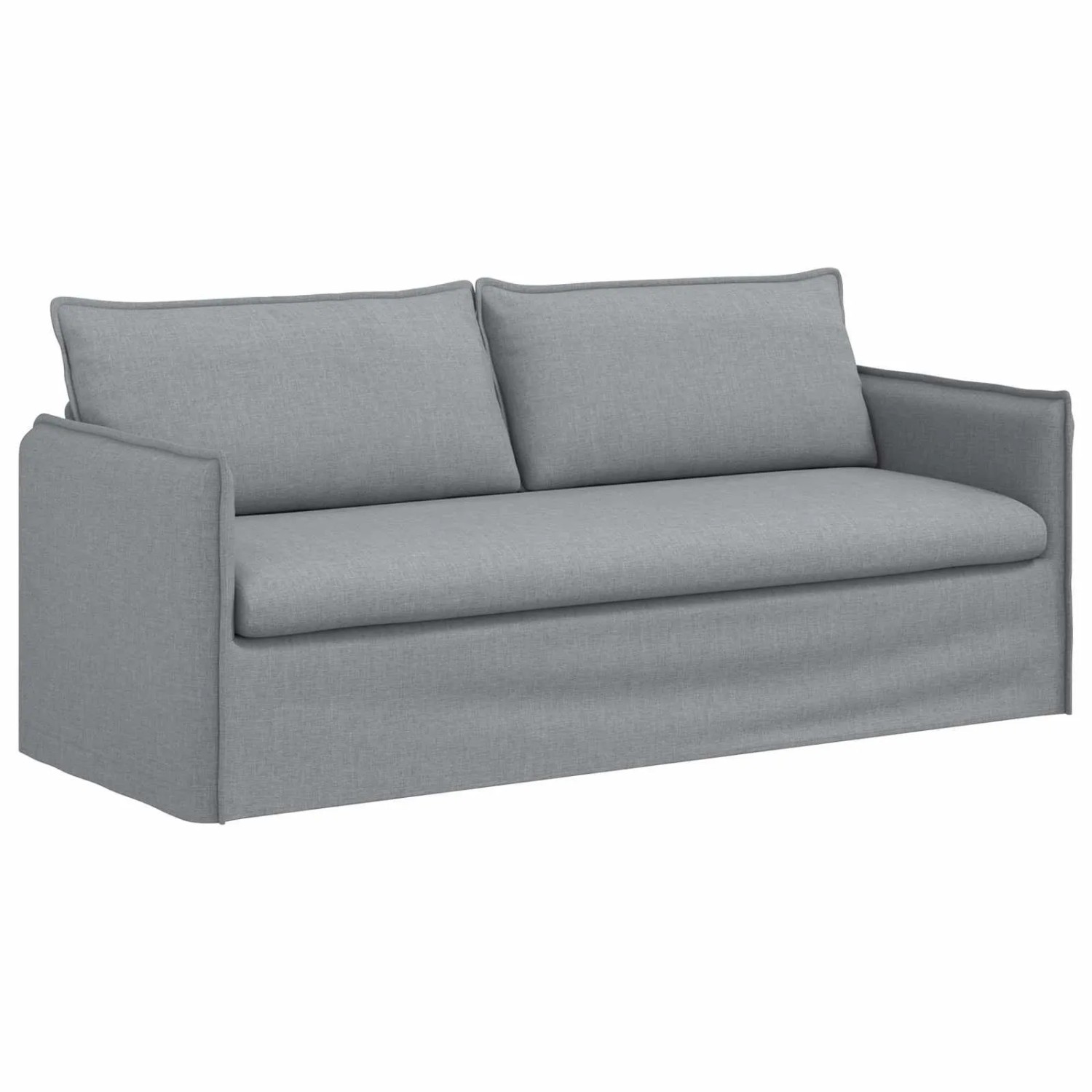vidaXL Sofa Hellgrau 196 x 82 x 85 cm Stoff 42024525