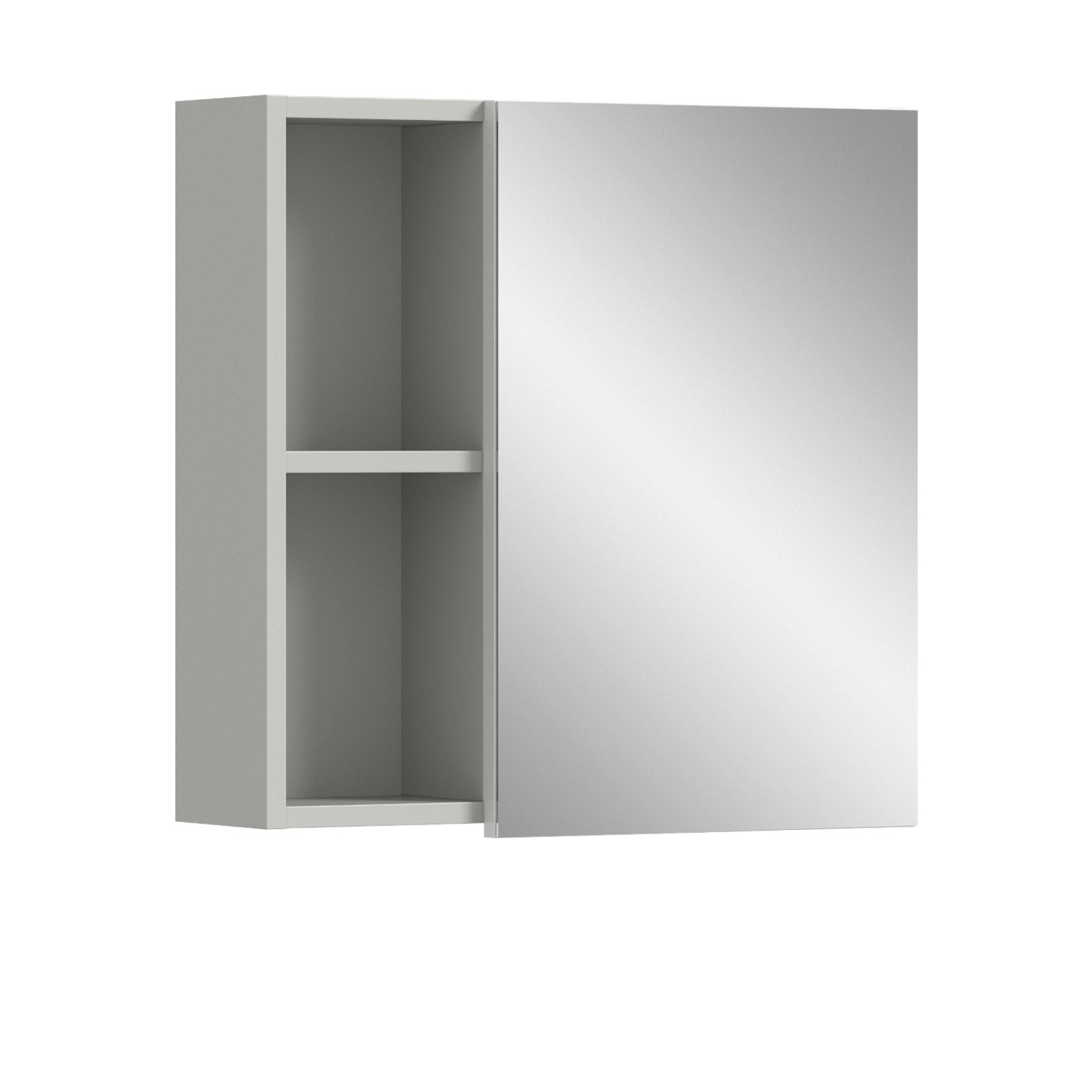 Inn.Furn Spiegelschrank Grau 55 cm mit Soft-Close Carlo günstig online kaufen