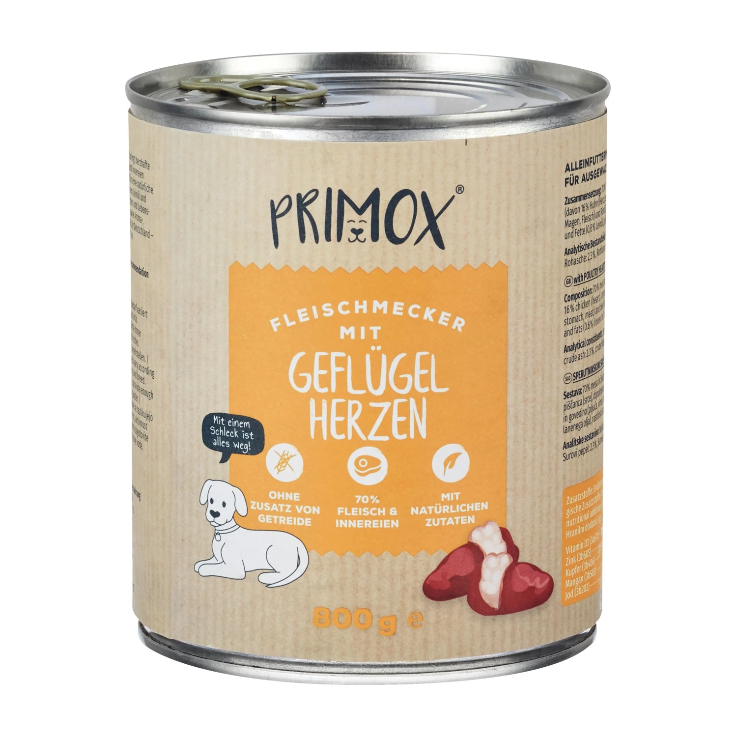 Primox Fleischmecker Geflügelherzen 800 g