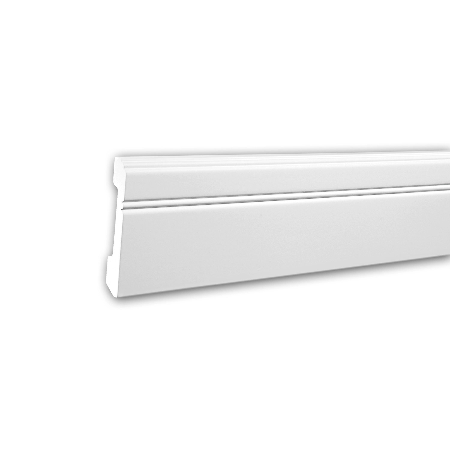 PROFHOME 153103 Sockelleiste Fußleiste Stuckleiste aus Polyurethan 2 m 200 günstig online kaufen