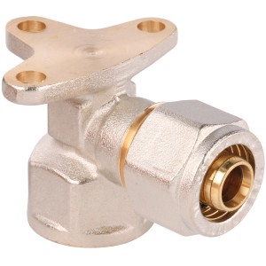 Handwerk Klemmring-Wandscheibe, 16 mm x 13 mm, Messing für Heizungs-Installation.