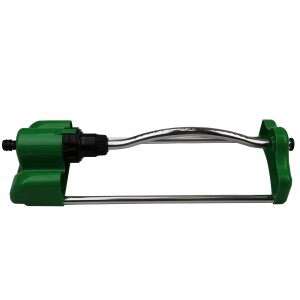 Jardinion Rasensprenger, Schwenkregner zur Bewässerung, 41cm, grün.