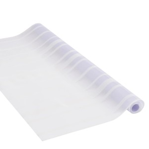 Venilia Fensterfolie Vitrostatic Streifen, 90cm, Meterware. Lichtdurchlässige Klebefolie mit Streifenmuster.