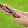 Anschließen von Gardena Comfort Flex Gartenschlauch 1/2 Zoll mit Systemteilen.