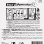 Tesa Klebehaken Chrom matt oval, 2 Stück mit 4 Powerstrips Large. Hält bis zu 2 kg.