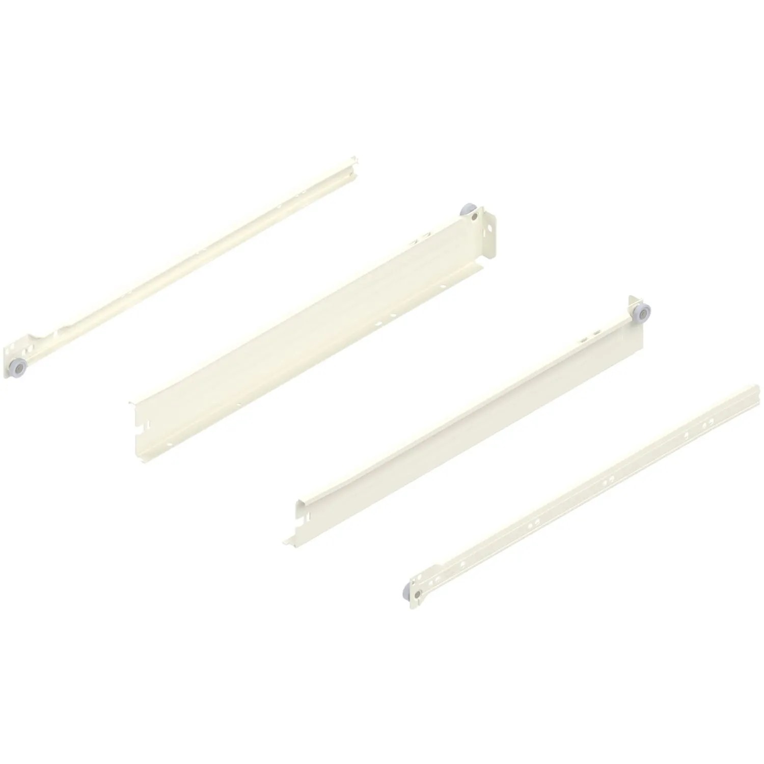Blum Zarge Metabox N 320 Schraubversion Teilauszug Nennlänge 450 mm Cremeweiß