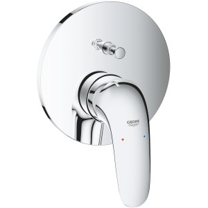 Grohe Eurostyle Wannenbatterie mit geschlossenem Hebel, Chrom.