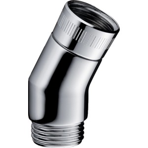 Hansgrohe Brausebogen 25° aus Chrom, Duschzubehör für optimalen Wasserfluss.
