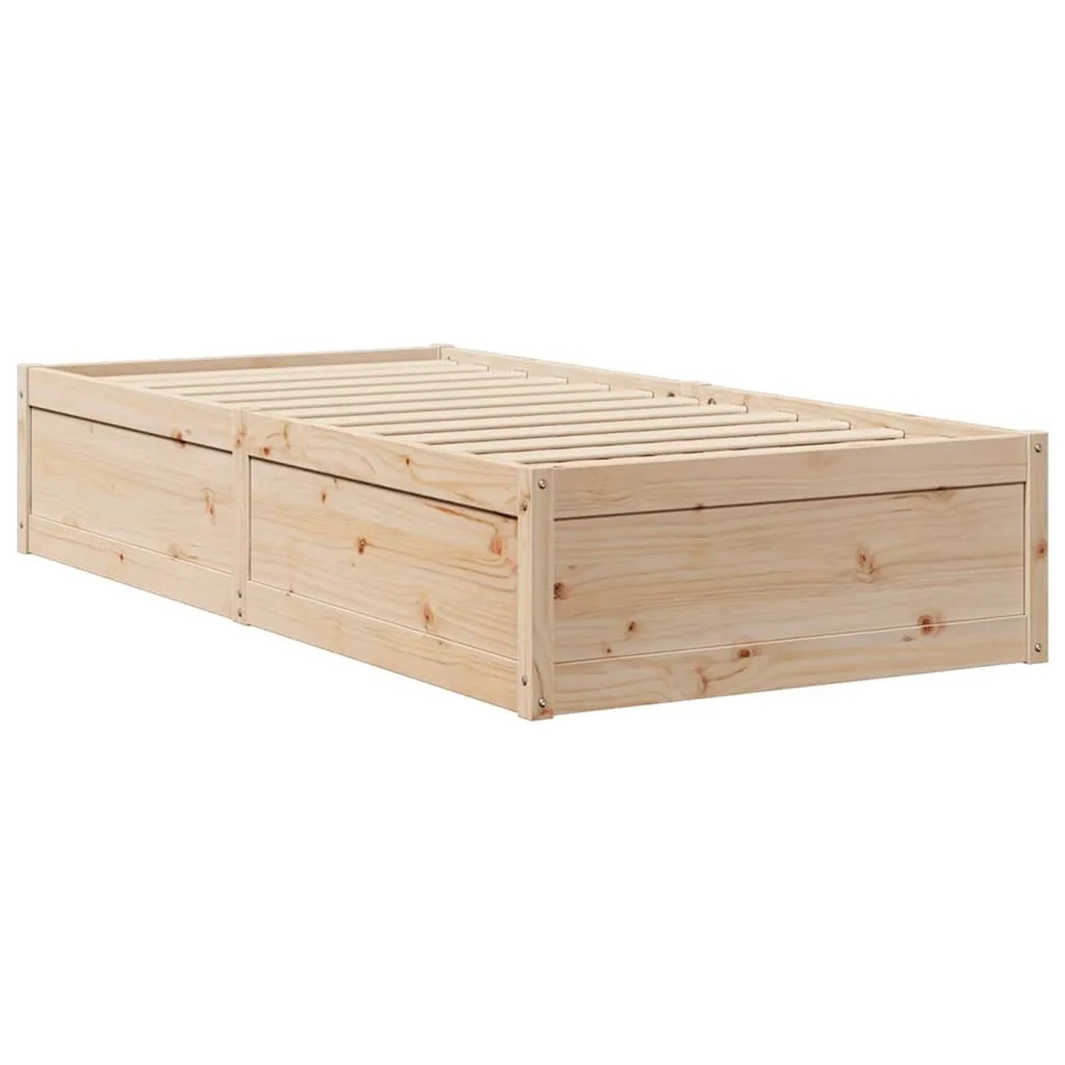 vidaXL Massivholzbett ohne Matratze 75x190 cm Kiefernholz 846846 günstig online kaufen