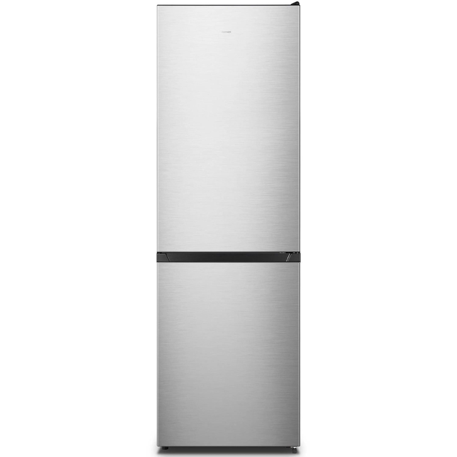 homeX CFSN3041A-S Kühlschrank mit Gefrierfach No Frost Kühl-Gefrier-Kombination Freistehend Groß 304 Liter EEK A