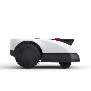 Ecovacs Goat O800 RTK Mähroboter, kabellos, bis 800 m², Seitenansicht.