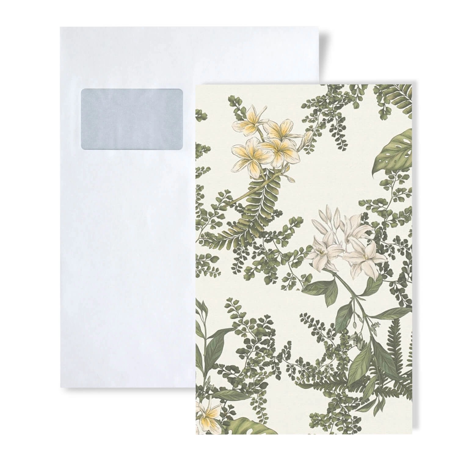 PROFHOME 1 MUSTERSTÜCK S-394243-GU DIN A4 MUSTER der Floralen Tapete günstig online kaufen