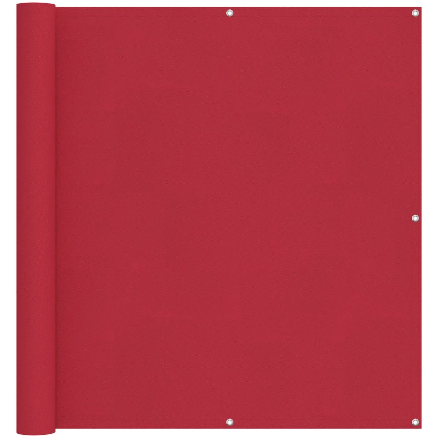 vidaXL Balkonsichtschutz Rot 120 x 200 cm Oxford-Stoff 42030826
