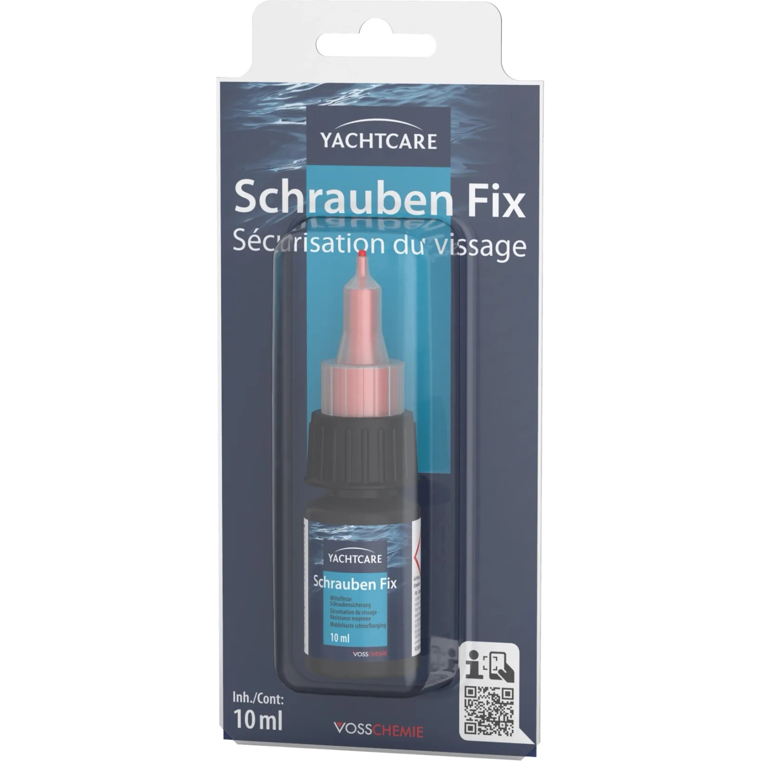 Yachtcare Schraubenfix 10ml, anaerobischer Klebstoff zur Schraubensicherung.