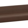 Brauner Florus Pflanzkasten-Untersetzer Universal, 80 cm, aus Kunststoff.