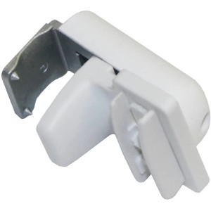 Schöner Wohnen Klemmträger in Weiß für Plissees, zur Montage ohne Bohren.