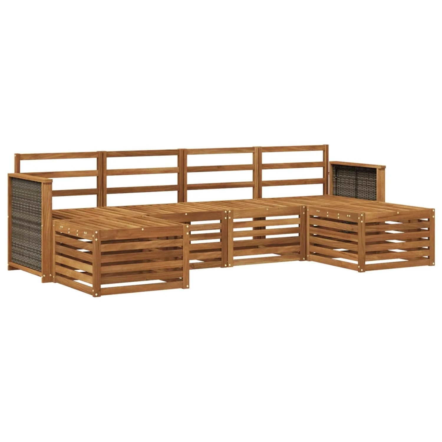 vidaXL Sofagarnituren Massivholz Akazie 3384675