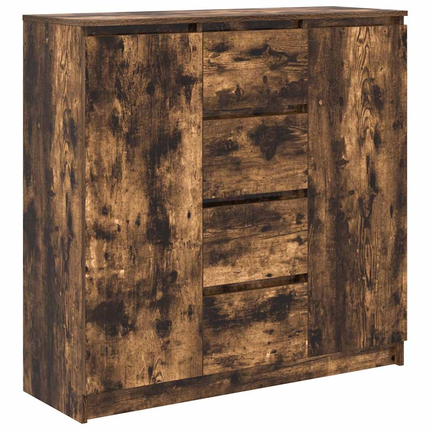 vidaXL Sideboard mit Schubladen Räuchereiche 100,5x35x98,5 cm 3328457