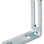 Hettich Verstellwinkel, 55x55x20 mm, Stahl verzinkt, mit Langloch für Verbindungsbeschläge.