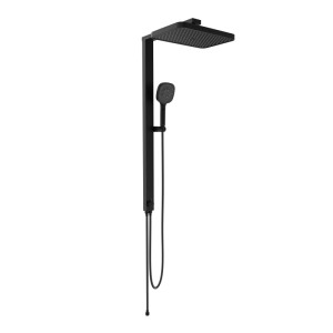 Schütte Überkopfbrause-Set La Palma Schwarz Matt