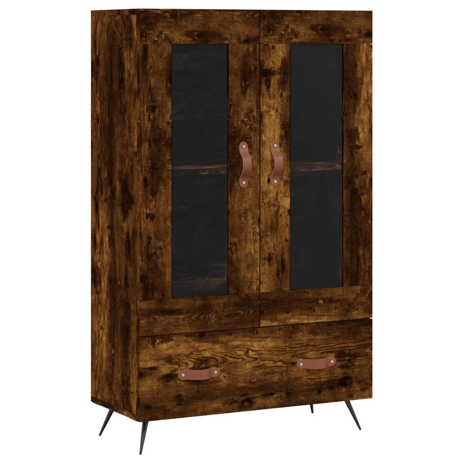 vidaXL Highboard Räuchereiche 69,5x31x115 cm Holzwerkstoff 828273 günstig online kaufen