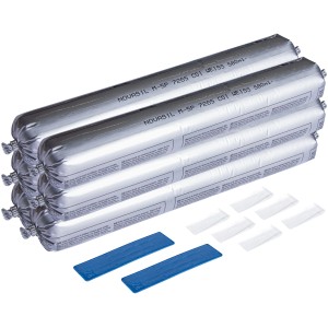 Schulte Flächenkleber Set für Duschrückwände, 6 Folienbeutel. Zubehör für Duschen.