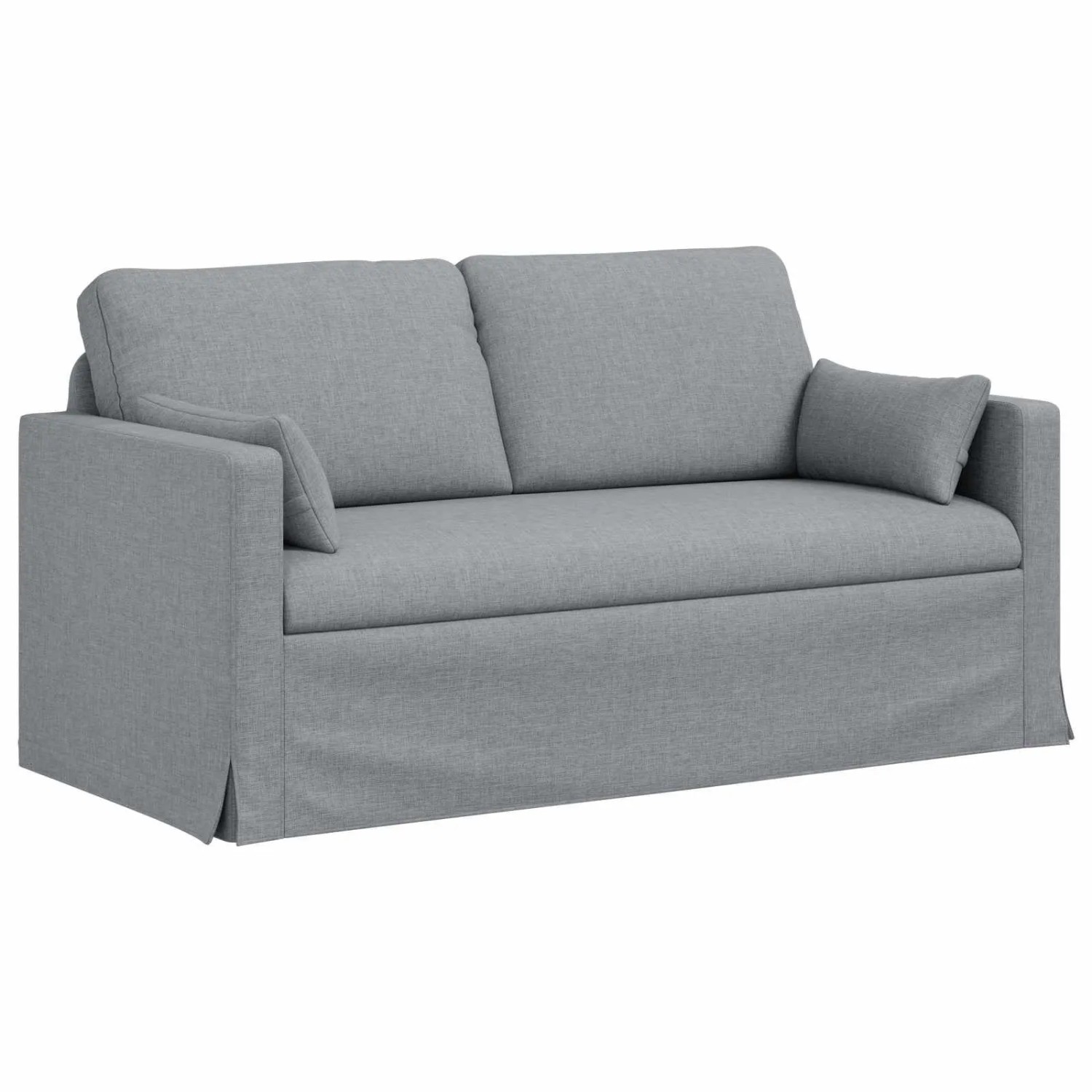 vidaXL Sofa Hellgrau 158 x 78 x 80 cm Stoff 42024362