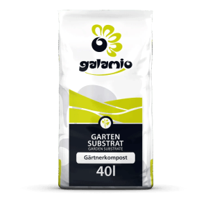 Galamio Gärtnerkompost, 40l Sack auf Palette. Hochbeeterde für gesundes Pflanzenwachstum.