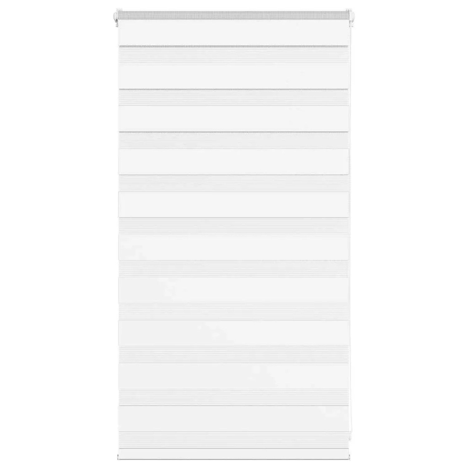 vidaXL Doppelrollo Weiß 90x100 cm Stoffbreite 85,9 cm Polyester 4014727 günstig online kaufen