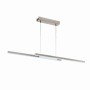 Moderne Eglo LED-Hängeleuchte Fraioli-Z, 2-flammig, Nickel matt/Weiß, für stimmungsvolle Beleuchtung.