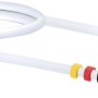 Weißes Schwaiger CAT7 Netzwerkkabel (0,5 m) mit Farbclips für Computer & Multimedia.