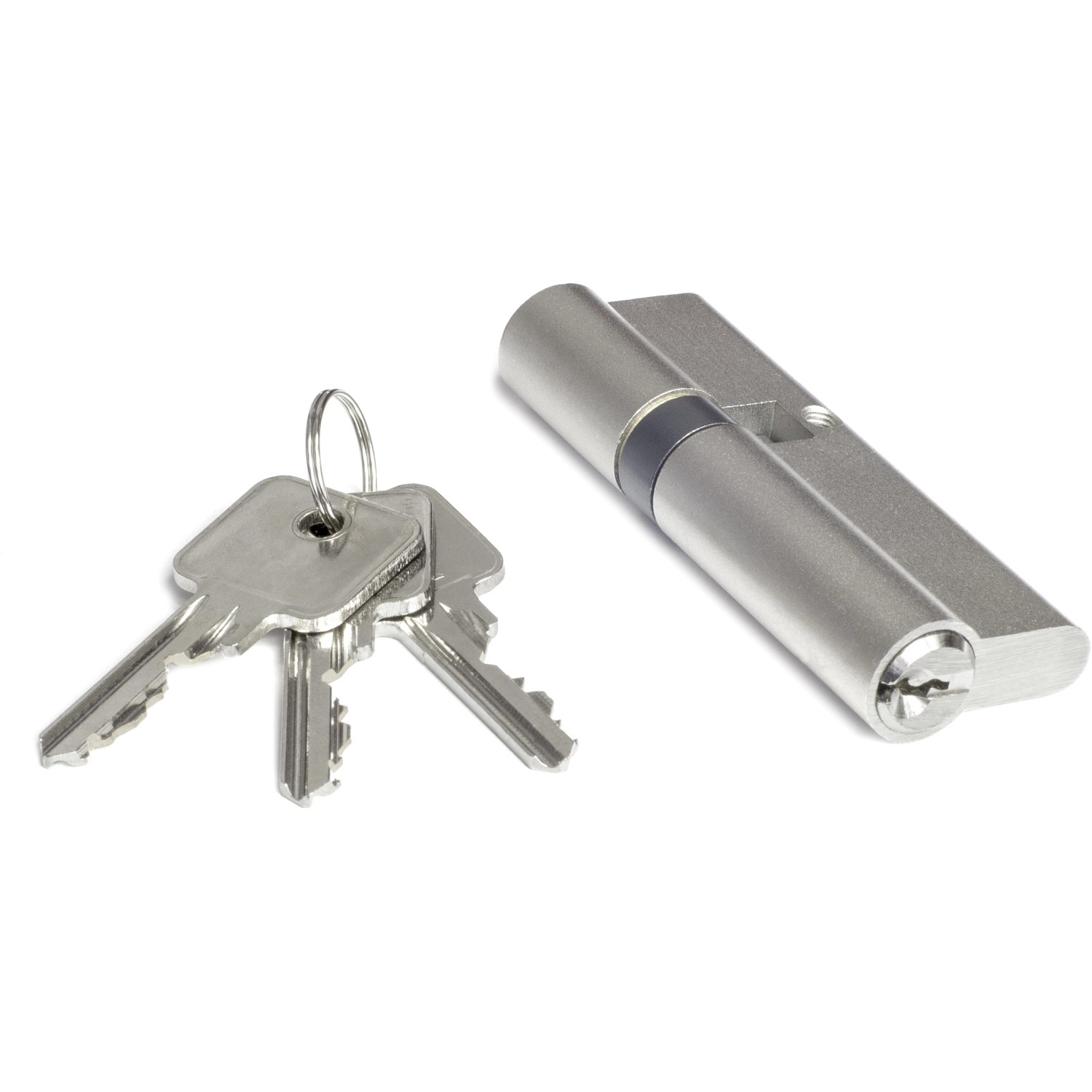 Haustür-Schlosszylinder mit drei Schlüsseln für ThermoSpace Prime Milano Haustüren.