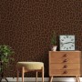 ESTAhome Vliestapete mit Leopardenmuster in Braun für stilvolle Wände.