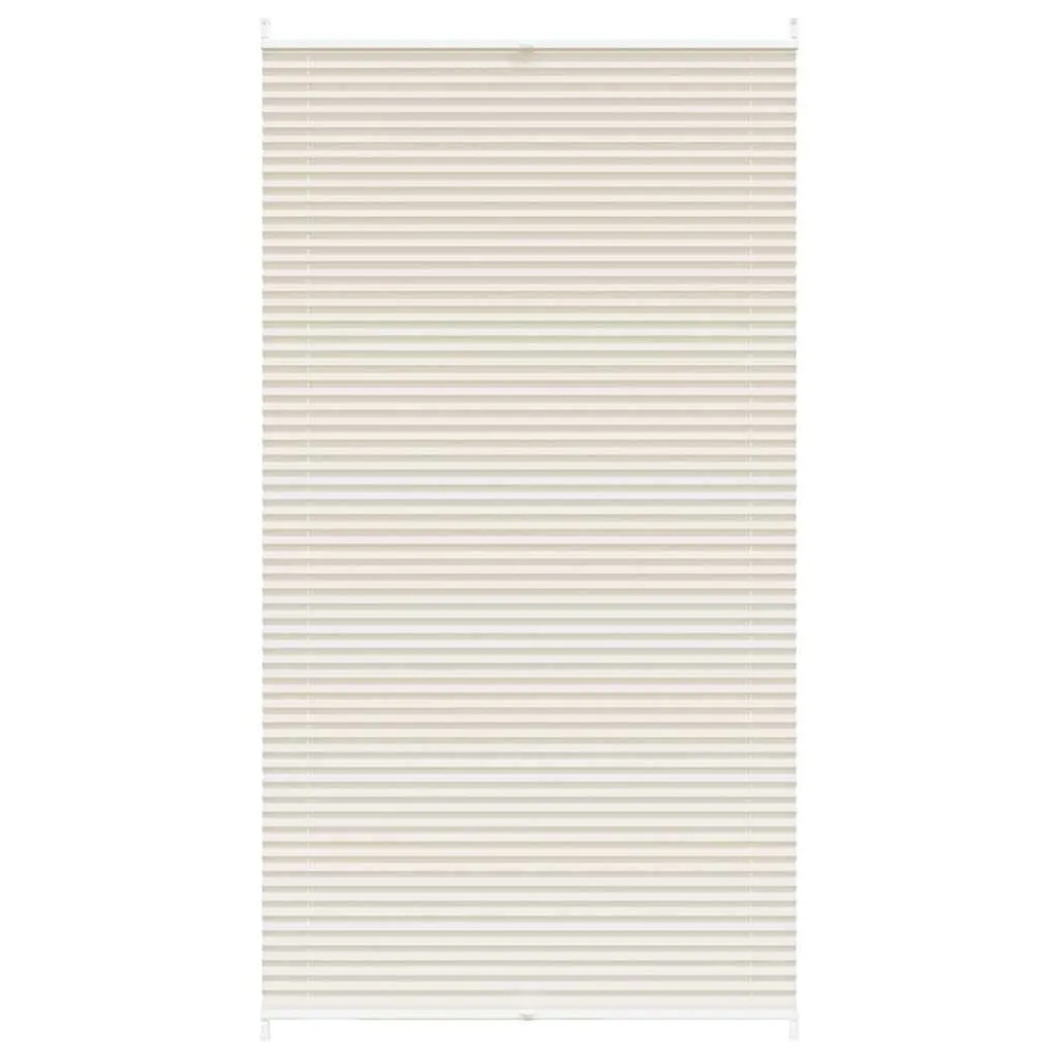 vidaXL Plissee Faltrollo Rollo Plisseerollo 110x200cm Creme 240648