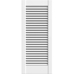 Weiße Classen Lamellentür, 69x39,4x2,1 cm, für Möbelbau und Schränke.