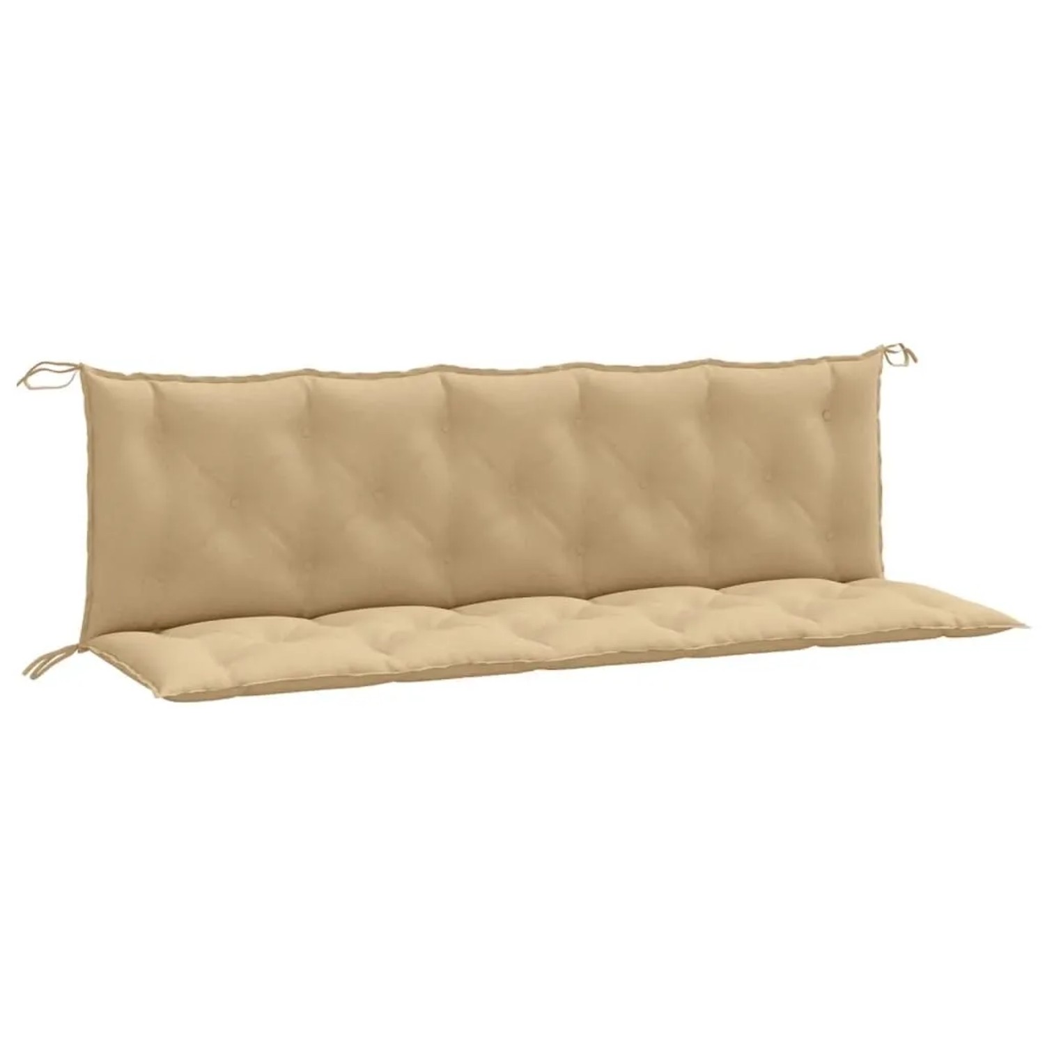 vidaXL Gartenbank-Auflagen 2 Stk Melange Beige 180x50x7 cm Stoff 4002622 günstig online kaufen