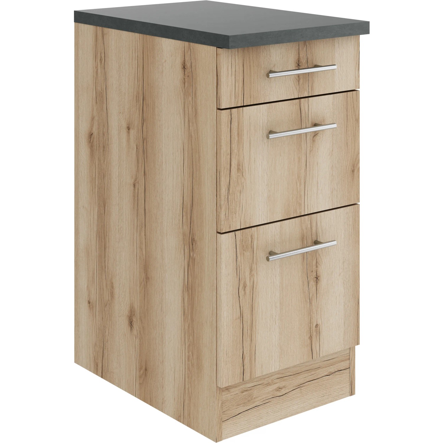 Optifit Küchenunterschrank Livorno290 40 cm Wildeiche Nachbildung Made in Germany kaufen bei OBI