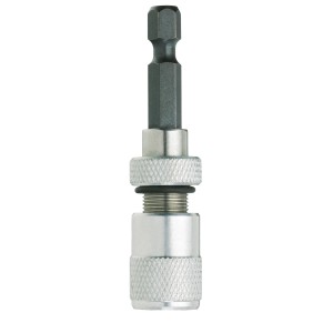 LUX Bithalter verstellbar, 6 mm, 80 mm, für präzises Schrauben ohne Durchdrehen.