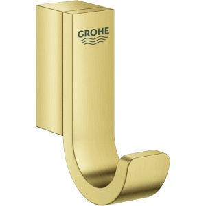 Grohe Bademantelhaken Selection, Cool Sunrise gebürstet, zur Wandmontage.