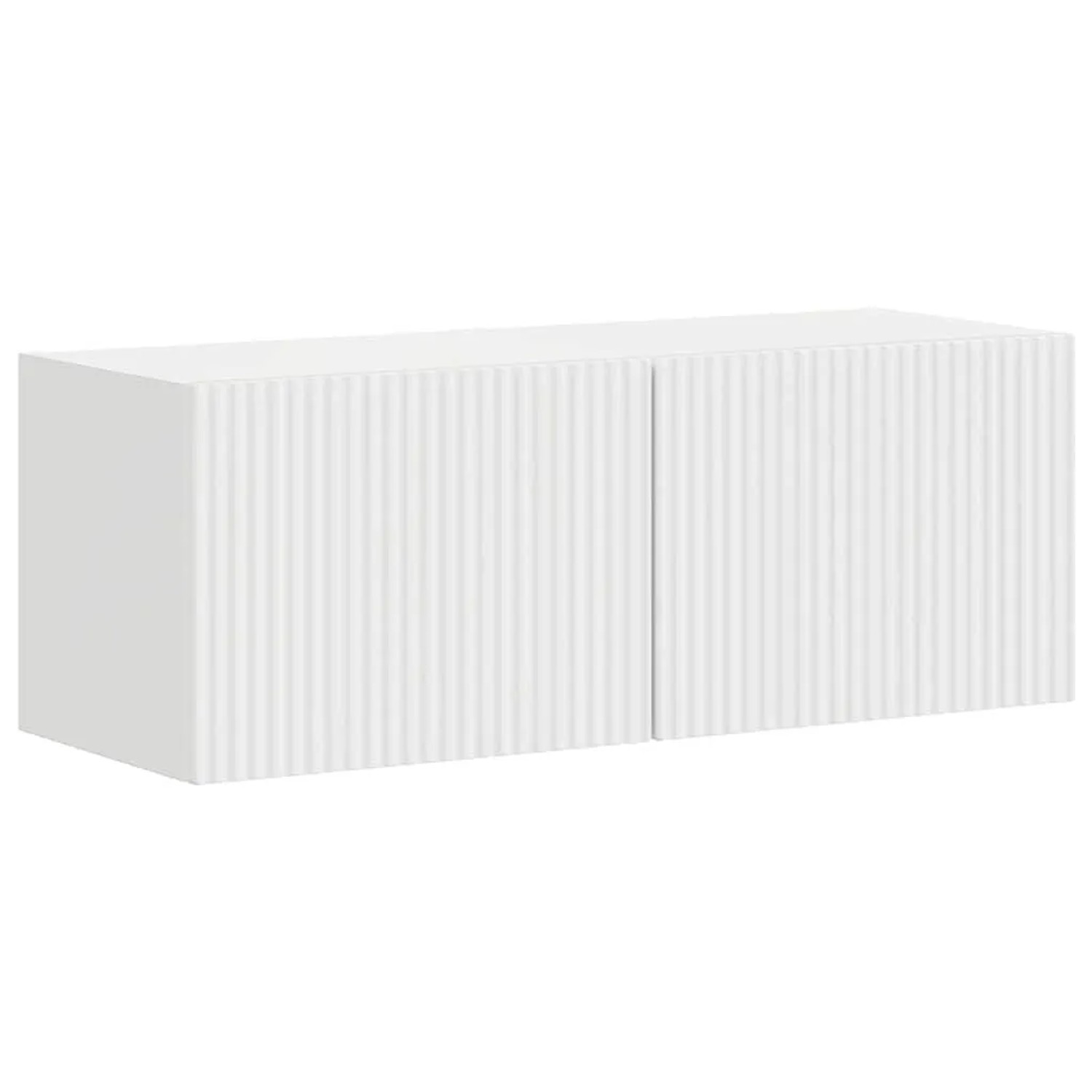 vidaXL TV-Wandschrank 2 Stk Glänzend Weiß 60 x 31 x 29,5 cm 892178