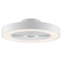 Weiße LED-Deckenleuchte Catania mit Ventilator, Ø 48,6 cm. Moderne Deckenlampe mit Licht und Ventilator.