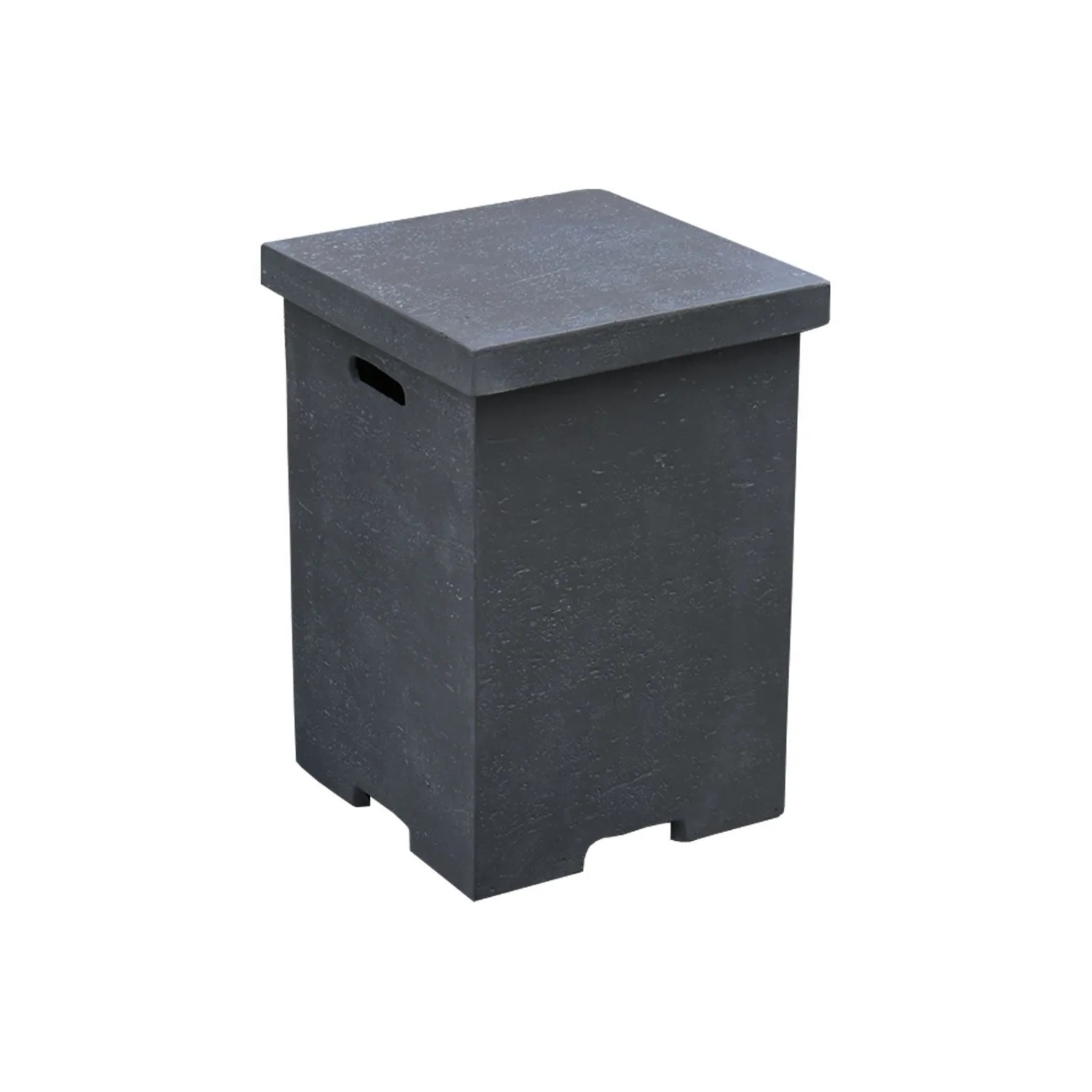 Elementi Abdeckung für 11 kg Gasflaschen in Beton-Optik Dunkelgrau