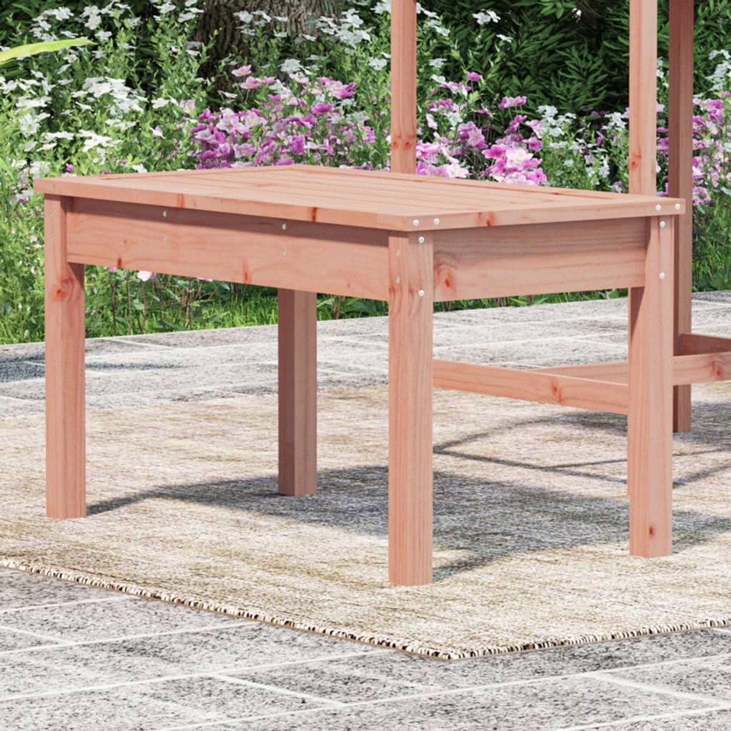 VidaXL Gartenbank aus Douglasienholz, 80x44x45 cm, ideal für Garten, Terrasse oder Balkon.
