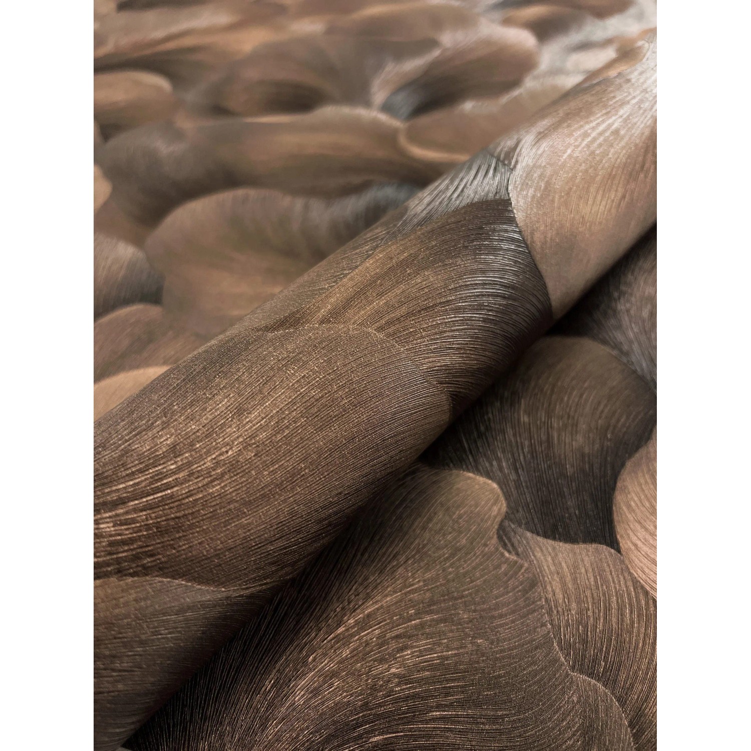 Newroom Vliestapete Diarra Braun Blumen Floral Strukturiert FSC®