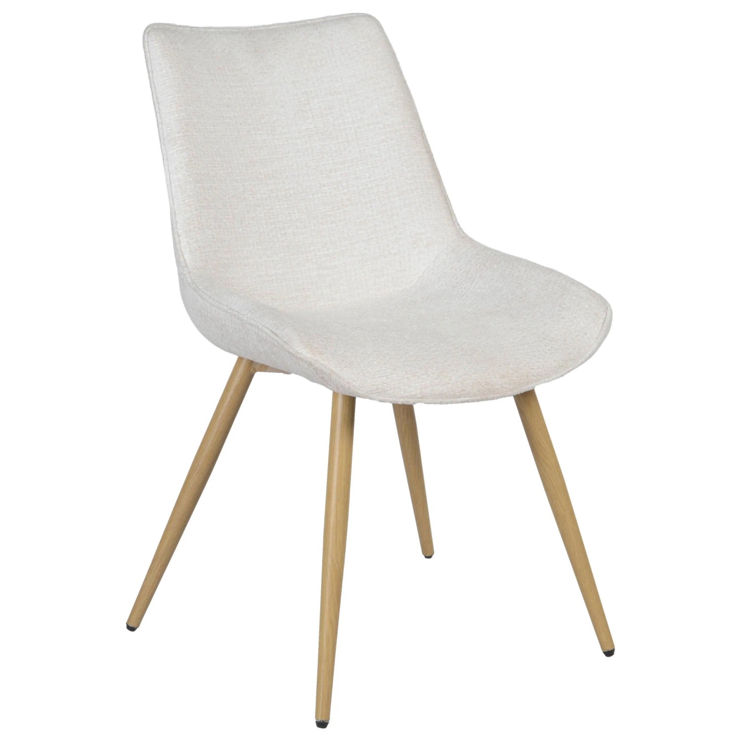 Mömax Stuhl Lou Beige/Eichefarben