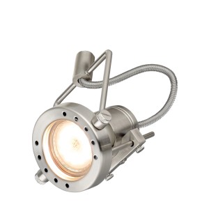 Moderner LED-Spot Dusino, 2-flammig, in Nickel-Matt. Ideal für Wohnräume.